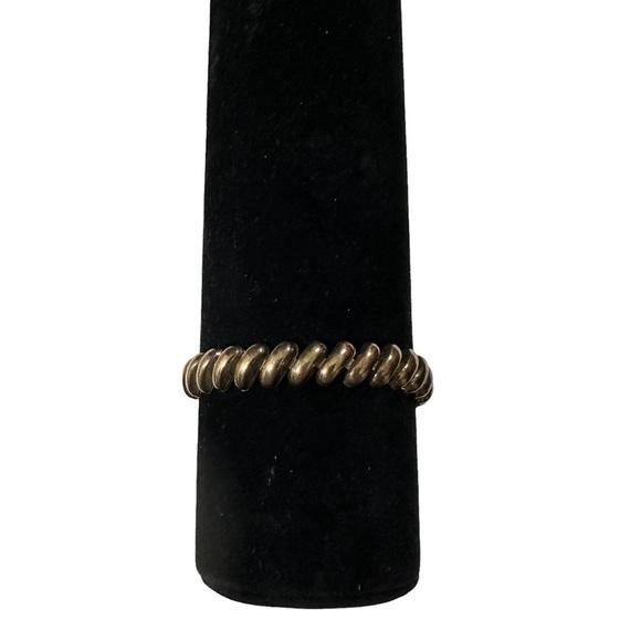 Vintage Italy Sterling 925 Silver San Marco Macaroni Link Bracelet 7" Signed 15g - Picture 4 of 16